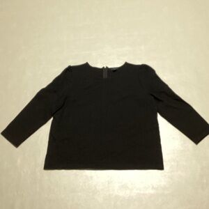 Ann Taylor Boxy Black Top